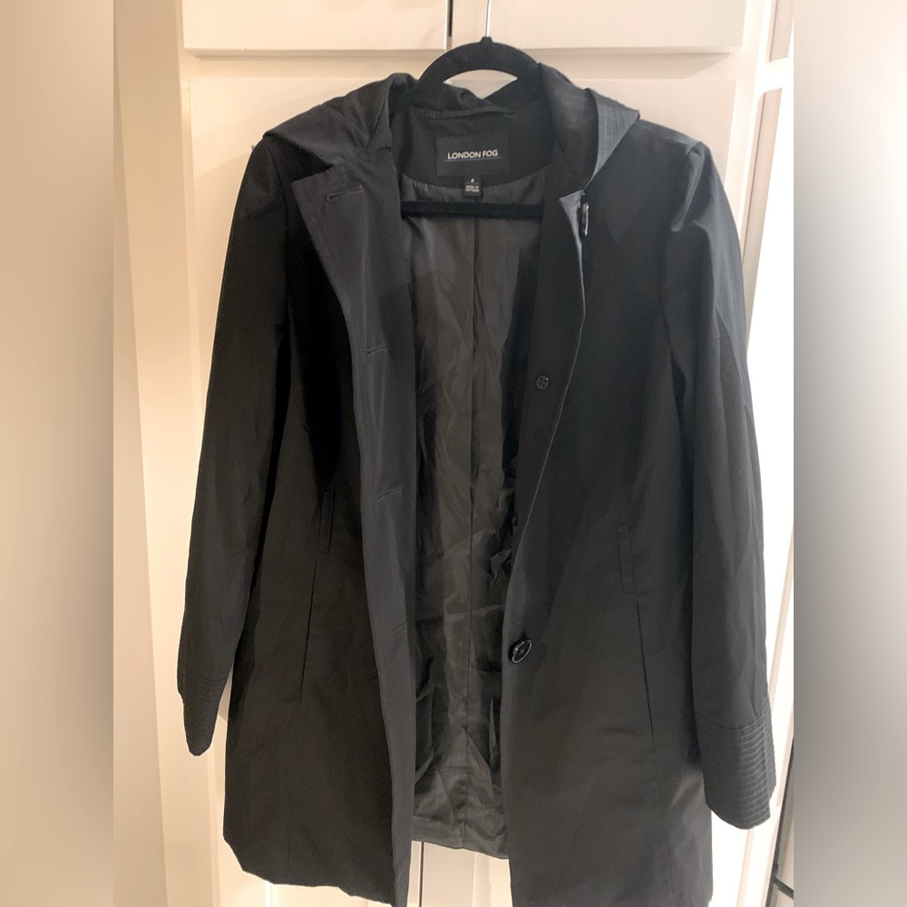 Raincoat with hood